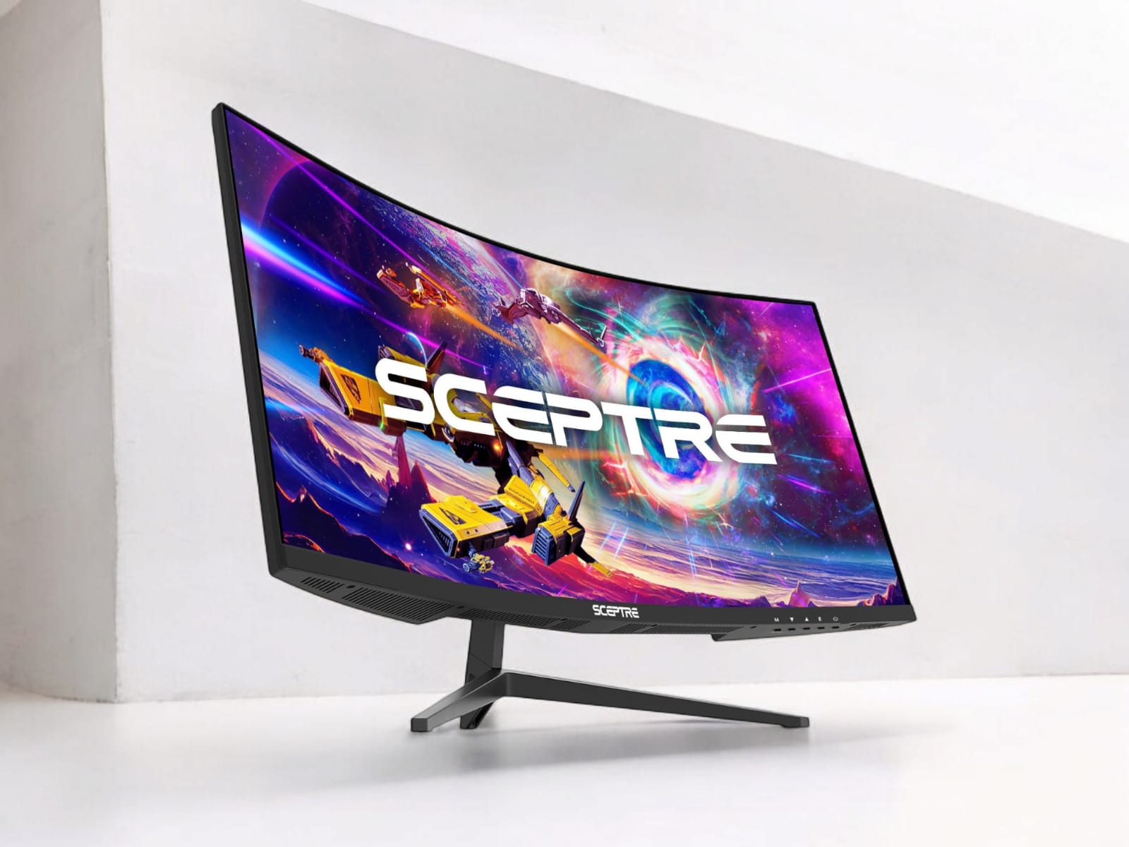 Sceptre C305B-200UN1T 30-inch Curved Gaming Monitor with thin bezels and immersive 21:9 display
